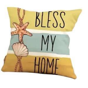 💥2/$24 or 3/$30💥 2 starfish bless our home/home sweet home accent pillow covers